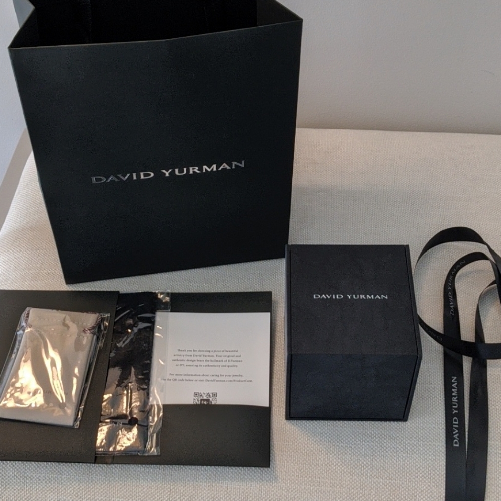 David Yurman Bag and a Bracelet Box (empty)